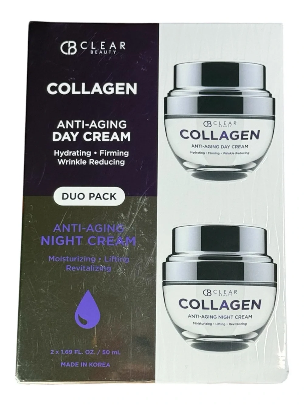 Collagen Anti Aging Day &‎ Night Cream Duo Set New
